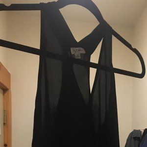Lily White small black tank